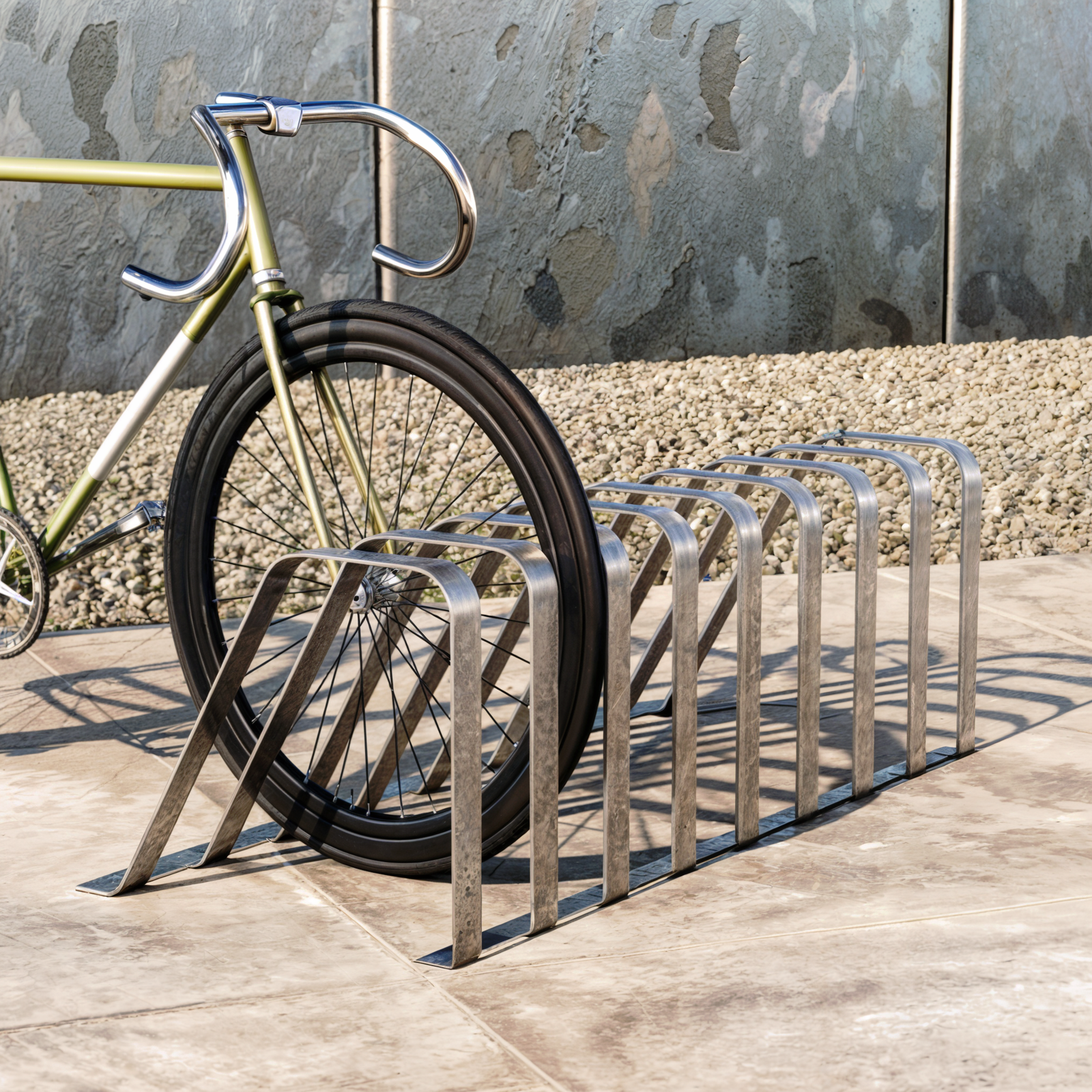 Stainless Steel Bicycle Stands, reference design 009